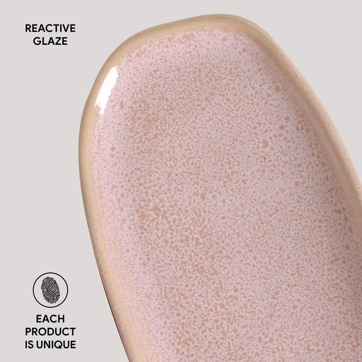 Porto Brasil LITCHI SHALLOW OVAL PR ORGANIC STONEWARE dia. 9.06x4.33"  SKU: '15114109201