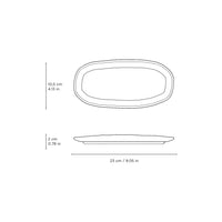 Porto Brasil LITCHI SHALLOW OVAL PR ORGANIC STONEWARE dia. 9.06x4.33"  SKU: '15114109201