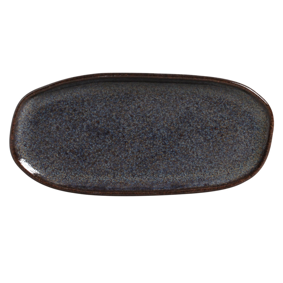 Porto Brasil TITANIUM SHALLOW OVAL PR ORGANIC STONEWARE dia. 9.06x4.33"  SKU: '15114109401