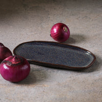 Porto Brasil TITANIUM SHALLOW OVAL PR ORGANIC STONEWARE dia. 9.06x4.33"  SKU: '15114109401