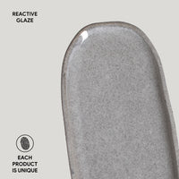 Porto Brasil DUST SHALLOW OVAL PR ORGANIC STONEWARE dia. 9.06x4.33"  SKU: '15114115801