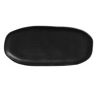 Porto Brasil MATTE BLACK SHALLOW OVAL PR ORGANIC STONEWARE dia. 9.06x4.33"  SKU: '1511473901