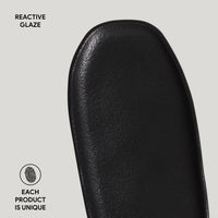 Porto Brasil MATTE BLACK SHALLOW OVAL PR ORGANIC STONEWARE dia. 9.06x4.33"  SKU: '1511473901