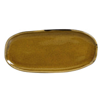 Porto Brasil AMBER SHALLOW OVAL PR ORGANIC STONEWARE dia. 9.06x4.33"  SKU: '1511477101