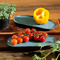 Porto Brasil NIGHT SKY SHALLOW OVAL PR ORGANIC STONEWARE dia. 9.06x4.33"  SKU: '1511477201