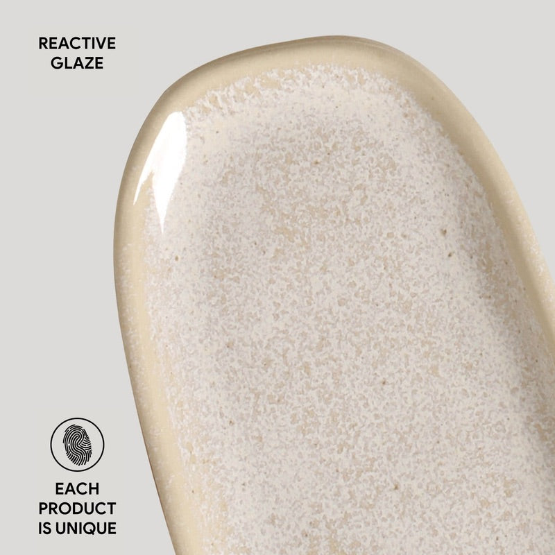 Porto Brasil LATTE SHALLOW OVAL PR ORGANIC STONEWARE dia. 6.5x3.15"  SKU: '15214108501