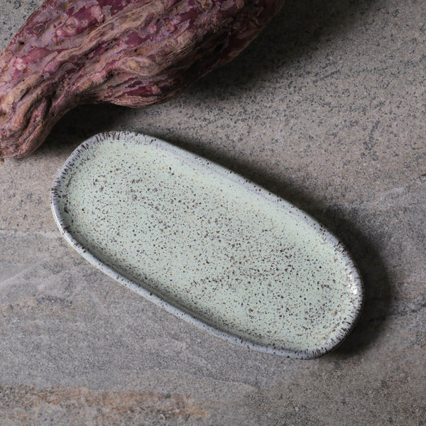 Porto Brasil PISTACHE SHALLOW OVAL PR ORGANIC STONEWARE dia. 6.5x3.15"  SKU: '15214108801