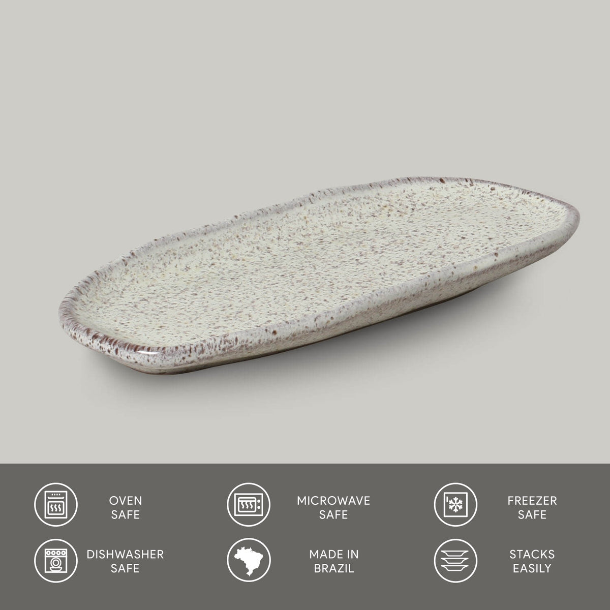 Porto Brasil PISTACHE SHALLOW OVAL PR ORGANIC STONEWARE dia. 6.5x3.15"  SKU: '15214108801