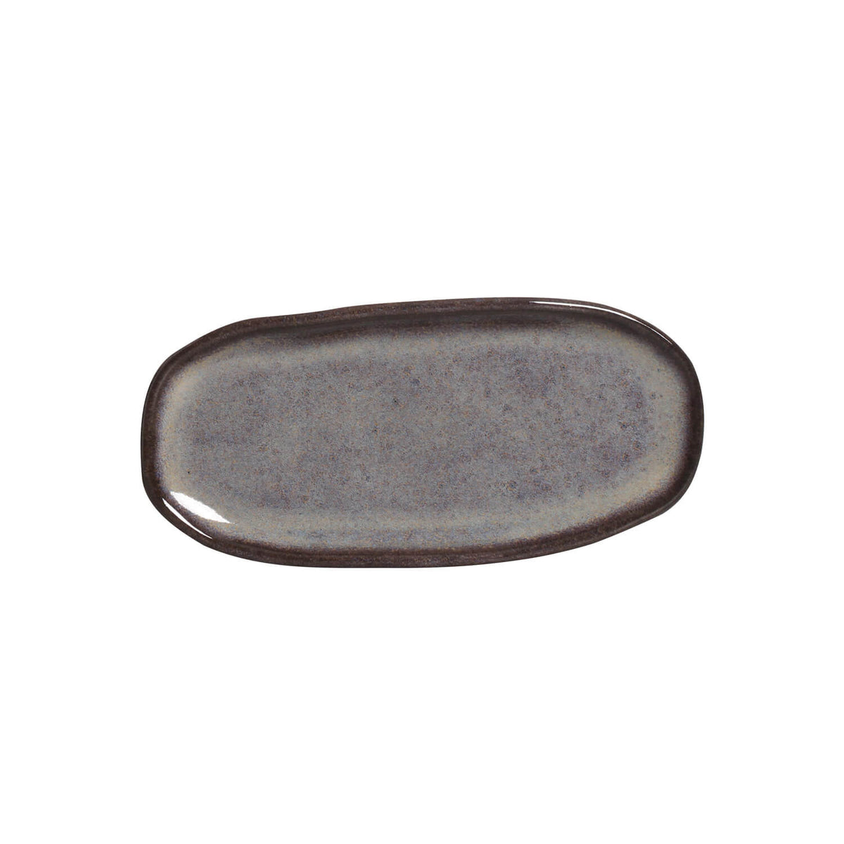 Porto Brasil TOURMALINE SHALLOW OVAL PR ORGANIC STONEWARE dia. 6.5x3.15"  SKU: '15214108901