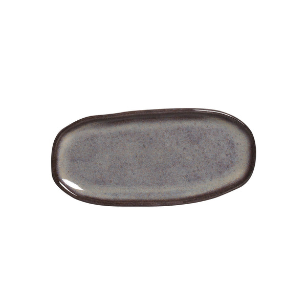 Porto Brasil TOURMALINE SHALLOW OVAL PR ORGANIC STONEWARE dia. 6.5x3.15"  SKU: '15214108901