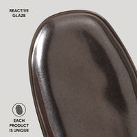 Porto Brasil METALLICA SHALLOW OVAL PR ORGANIC STONEWARE dia. 6.5x3.15"  SKU: '15214109301