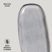 Porto Brasil DUST SHALLOW OVAL PR ORGANIC STONEWARE dia. 6.5x3.15"  SKU: '15214115801