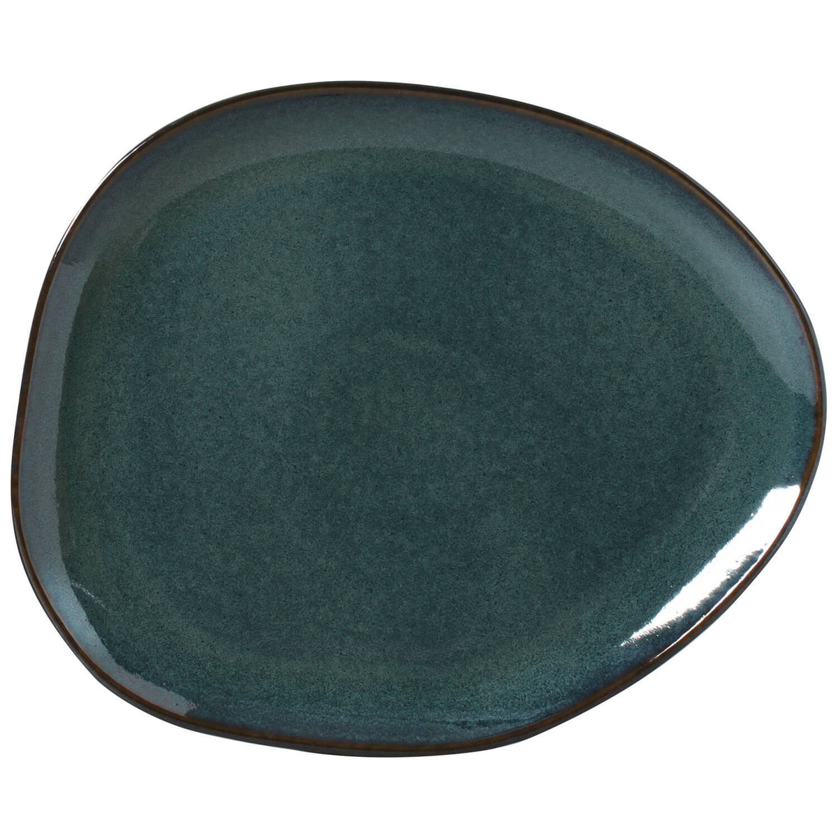 Porto Brasil OCEANO OVAL DINNER PLATE ORGANIC STONEWARE dia. 12.2"  SKU: '15314106701