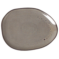 Porto Brasil TOURMALINE OVAL DINNER PLATE ORGANIC STONEWARE dia. 12.2"  SKU: '15314108901