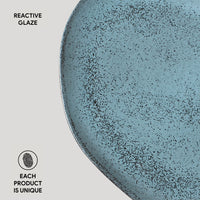 Porto Brasil NIGHT SKY OVAL DINNER PLATE ORGANIC STONEWARE dia. 12.2"  SKU: '1531477201