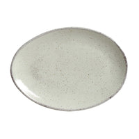 Porto Brasil PISTACHE OVAL DESSERT PLATE ORGANIC STONEWARE dia. 8.86"  SKU: '15414108801