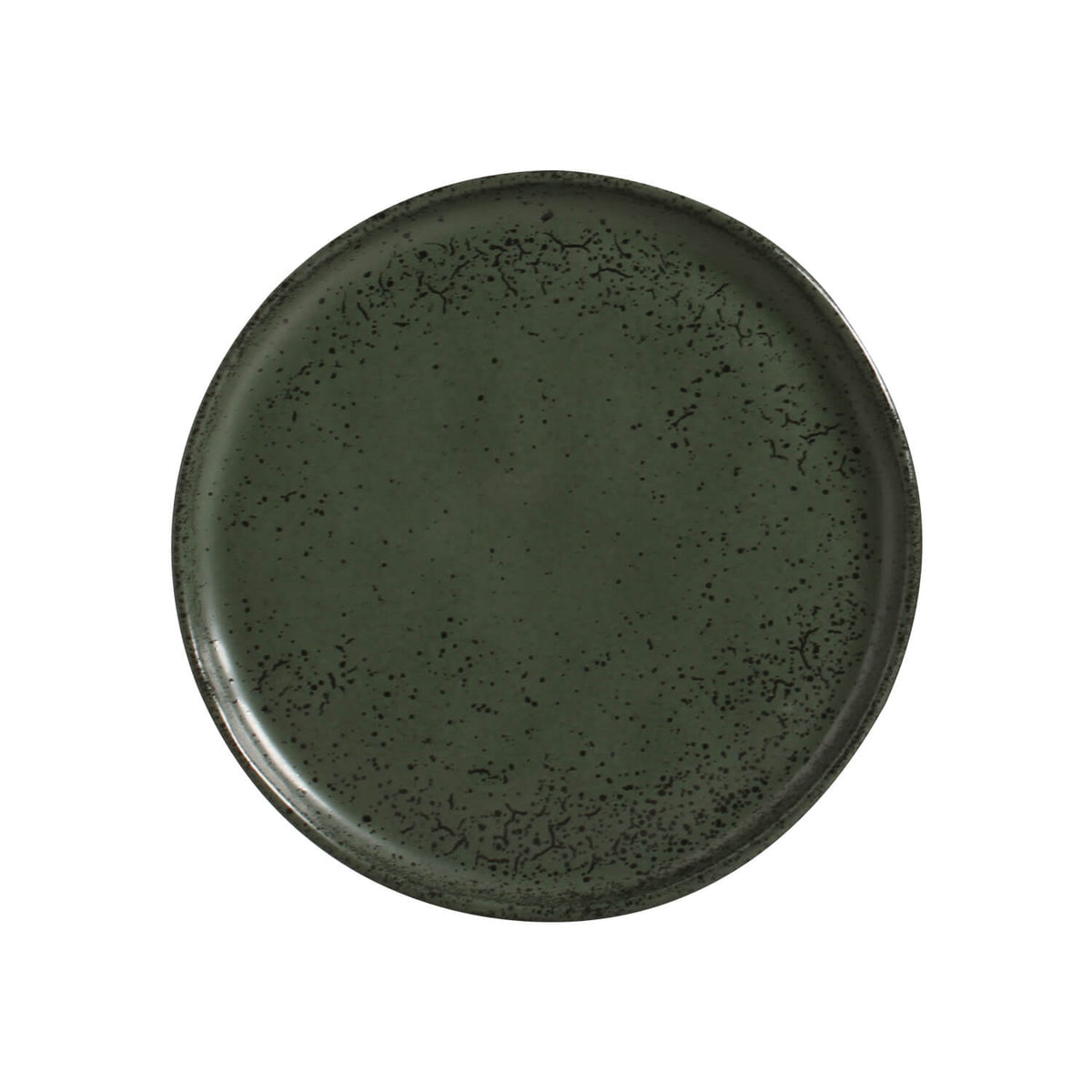 Porto Brasil GREENERY BREAD PLATE STONEWARE dia. 6.1x0.63"  SKU: '15931106501