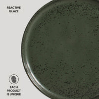 Porto Brasil GREENERY BREAD PLATE STONEWARE dia. 6.1x0.63"  SKU: '15931106501