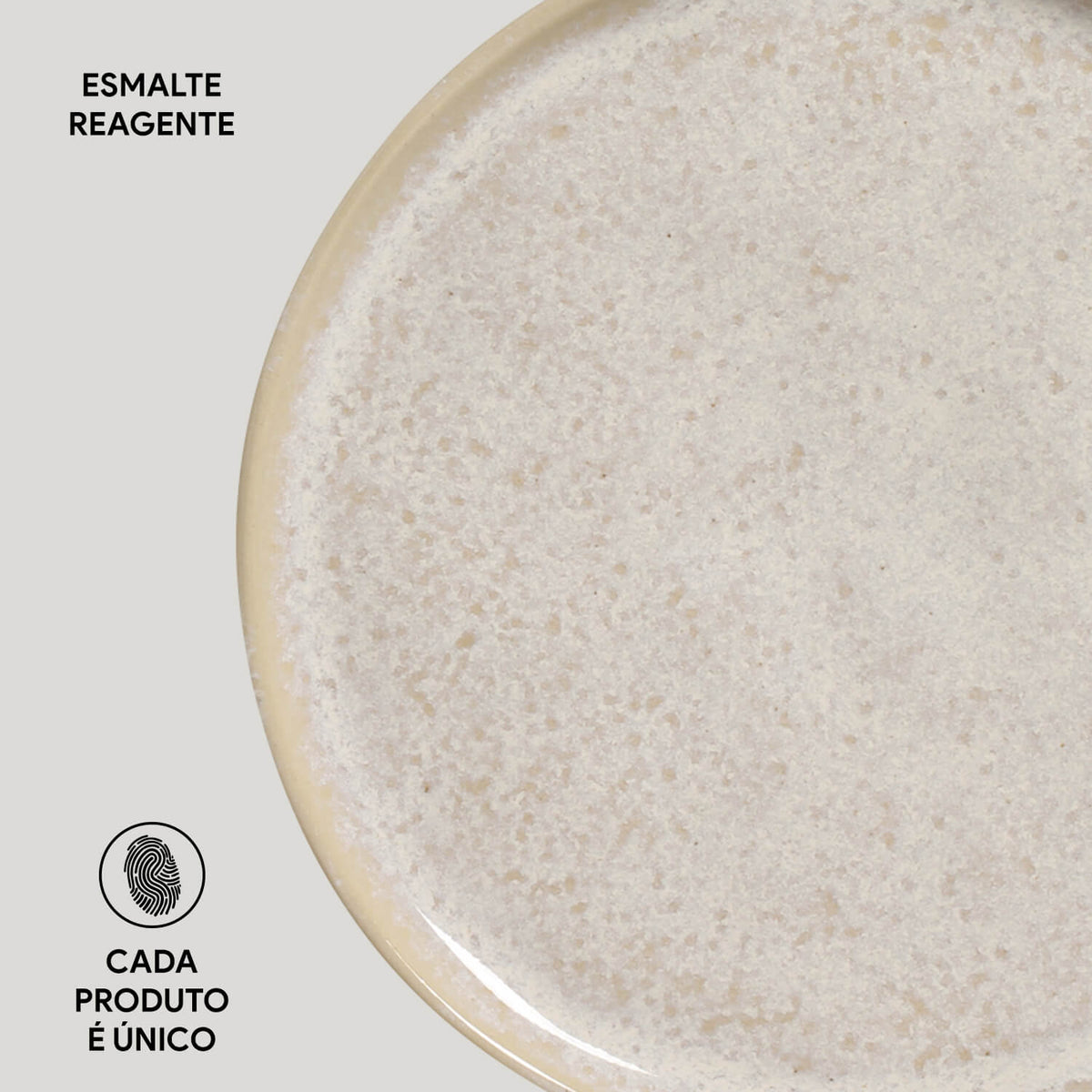 Porto Brasil LATTE BREAD PLATE STONEWARE dia. 6.1x0.63"  SKU: '15931108501