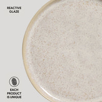 Porto Brasil LATTE BREAD PLATE STONEWARE dia. 6.1x0.63"  SKU: '15931108501