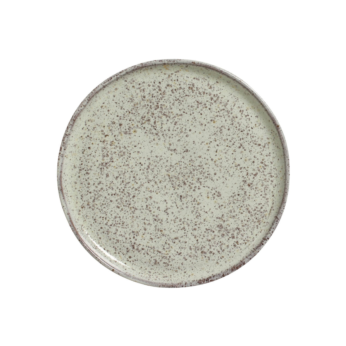 Porto Brasil PISTACHE BREAD PLATE STONEWARE dia. 6.1x0.63"  SKU: '15931108801