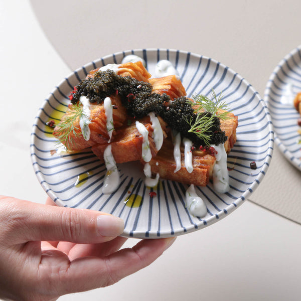 Porto Brasil ELEMENTO BREAD PLATE STONEWARE dia. 6.1x0.63"  SKU: '1593193101