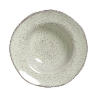 Porto Brasil PISTACHE DEEP RIM PLATE  STONEWARE dia. 7.48x2.17"  SKU: '16014108801