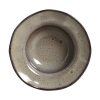 Porto Brasil TOURMALINE DEEP RIM PLATE  STONEWARE dia. 7.48x2.17"  SKU: '16014108901