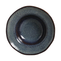 Porto Brasil TITANIUM DEEP RIM PLATE  STONEWARE dia. 7.48x2.17"  SKU: '16014109401