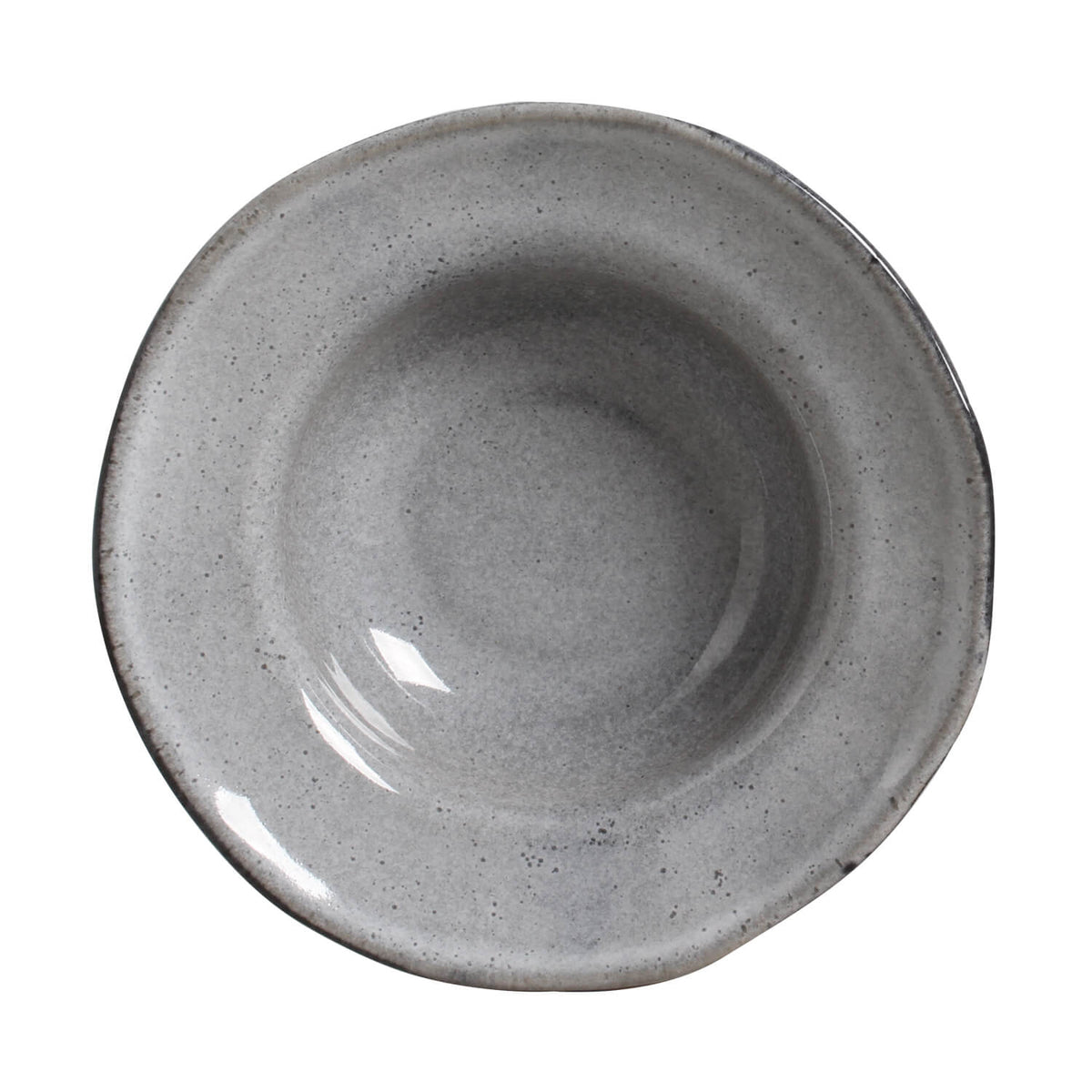 Porto Brasil DUST DEEP RIM PLATE  STONEWARE dia. 7.48x2.17"  SKU: '16014115801