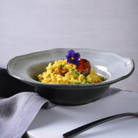 Porto Brasil DUST DEEP RIM PLATE  STONEWARE dia. 7.48x2.17"  SKU: '16014115801