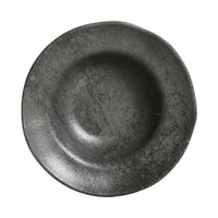 Porto Brasil CHROMIUM DEEP RIM PLATE  STONEWARE dia. 7.48x2.17"  SKU: '16014115901