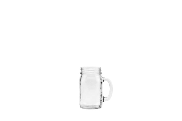 Handled 16oz Mason Jar 