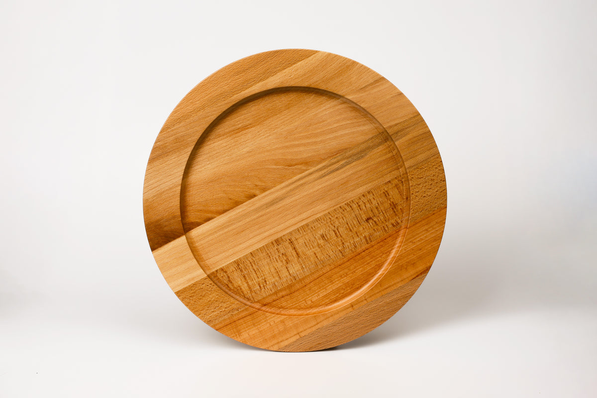 CHARGER PLATE Beech 12.99 inches #0520