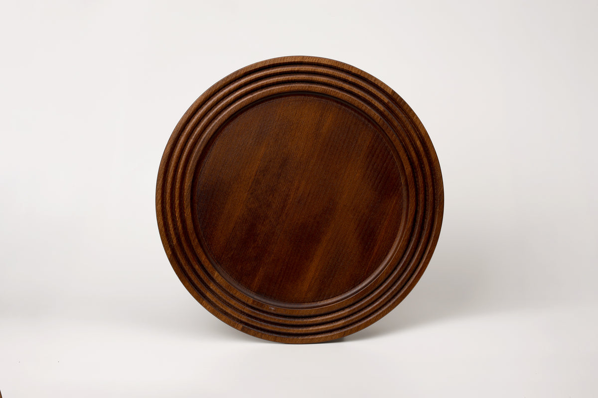 CHARGER PLATE Beech 12.99 inches #0522