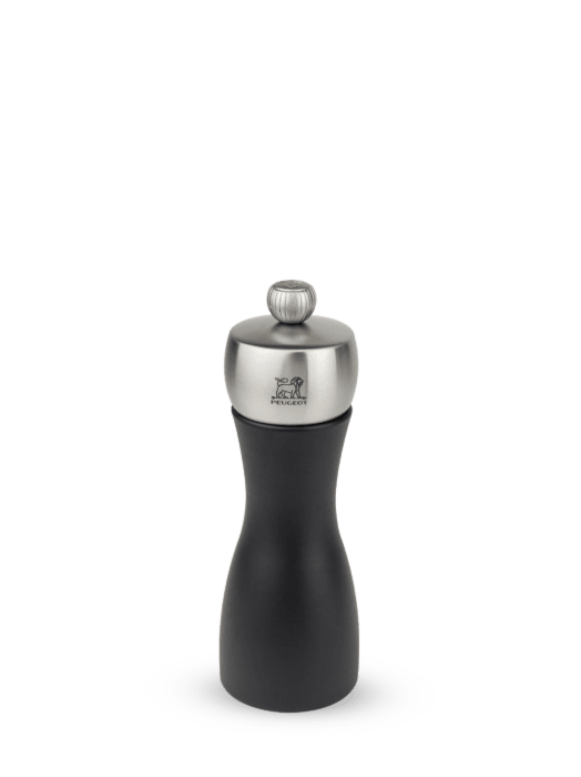 Peugeot Fidji Set Pepper and Salt Mills Black Wood/Stainless 15 cm - 6in SKU: 2/17132