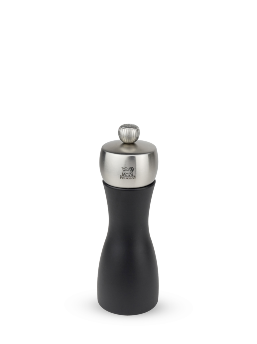 Peugeot Fidji Zirlion Salt Mill, Wood/Stainless, Black, 15 cm - 6 in SKU: 17149
