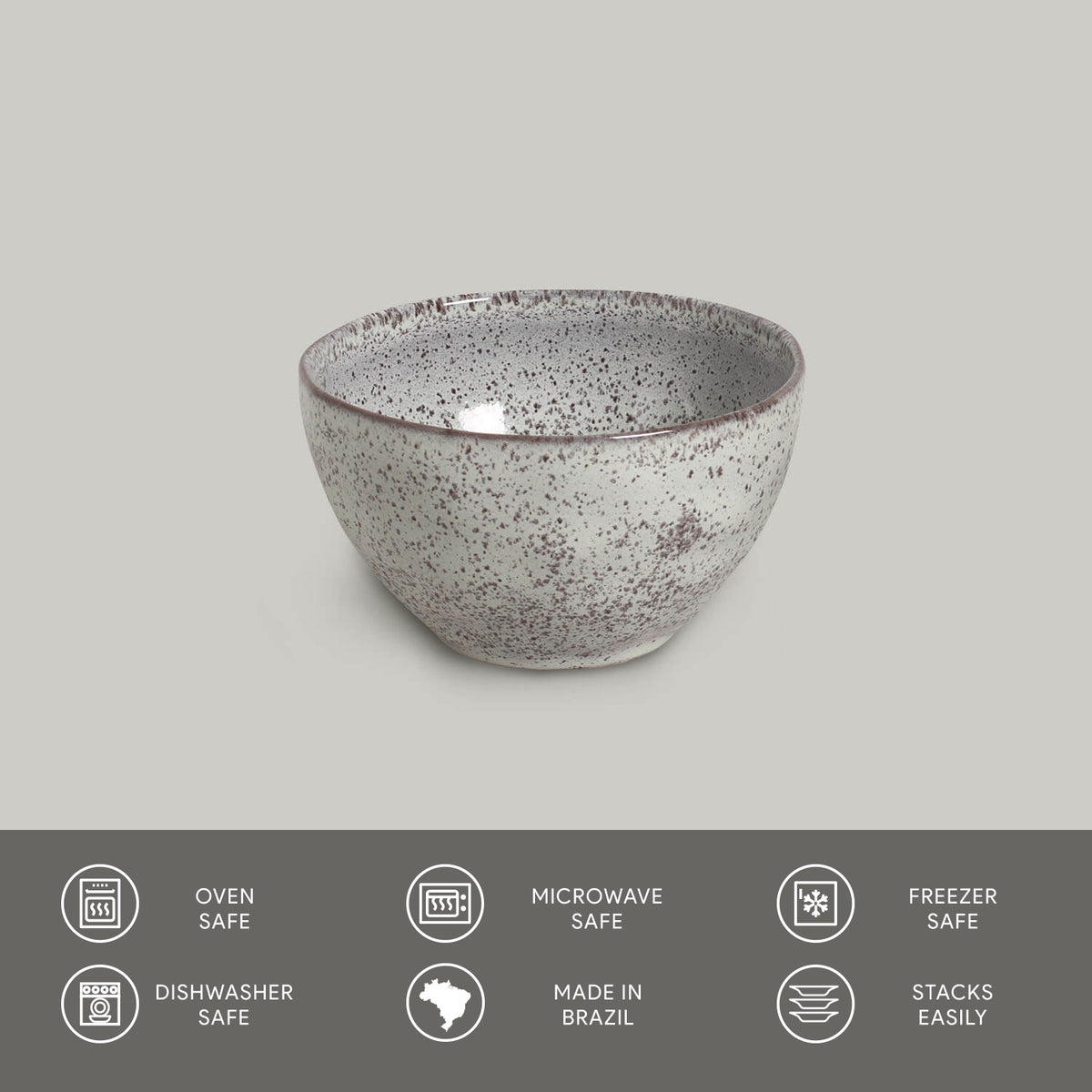 Porto Brasil PISTACHE BOWL ORGANIC STONEWARE dia. 5.24"  SKU: '1914108801
