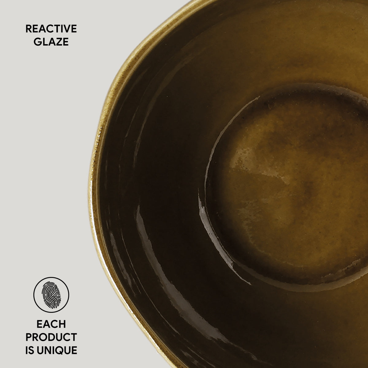 Porto Brasil AMBER BOWL ORGANIC STONEWARE dia. 5.24"  SKU: '191477101