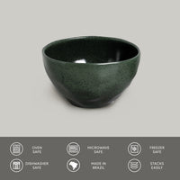 Porto Brasil GREENERY BOWL ORGANIC STONEWARE dia. 5.24"  SKU: '191495801