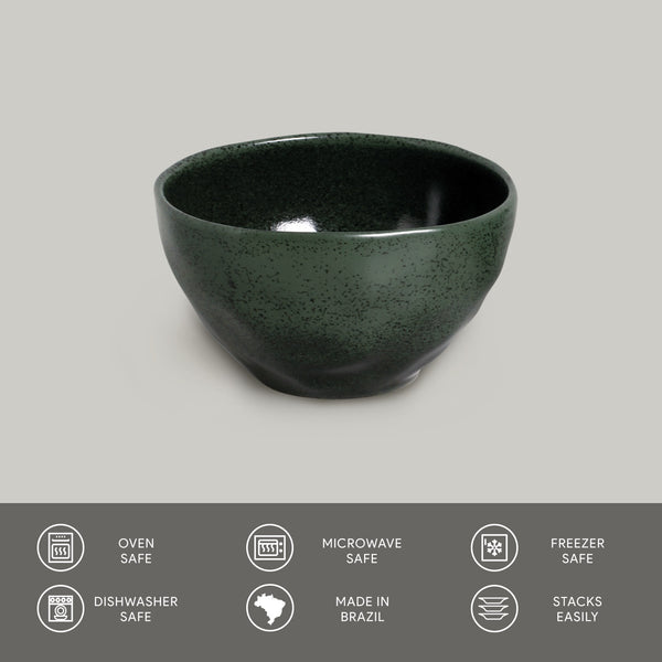 Porto Brasil GREENERY BOWL ORGANIC STONEWARE dia. 5.24"  SKU: '191495801
