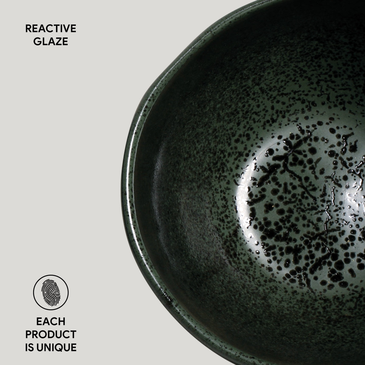 Porto Brasil GREENERY BOWL ORGANIC STONEWARE dia. 5.24"  SKU: '191495801