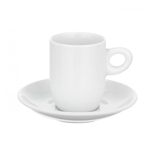 Vista Alegre Optima White - Tulip Cup & Round Saucer  9cl SKU: 21108926