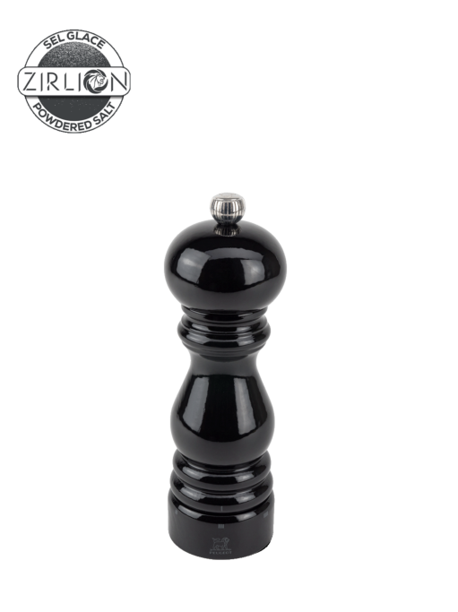 Peugeot Paris u'Select Zirlion Salt Mill, Wood, Black Lacquer, 18 cm - 7 in SKU: 2371300