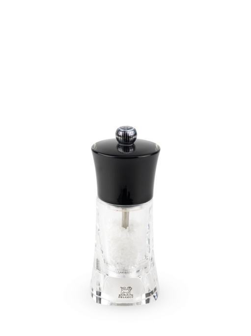 Peugeot Molene Zirlion Salt Mill, Acrylic/Black, 14 cm - 5 in SKU: 29005