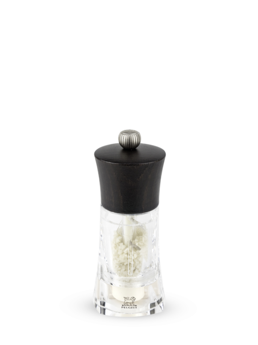 Peugeot Oleron Wet Sea Zirlion Salt Mill, Acrylic/Wood, Chocolate, 14 cm - 5 in SKU: 2993700