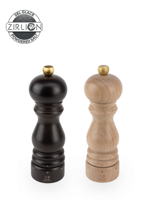 Peugeot Paris Duo u'Select Pepper and Zirlion Salt Mill, Chocolate / Natural, 18 cm - 7 in SKU: 2/3307100