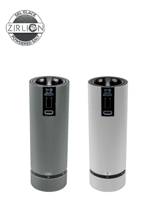 Peugeot Line Electric Duo, u'Select, Carbon Pepper Mill and Aluminum Zirlion Salt Mill, 15 cm - 6 in SKU: 2/4314800
