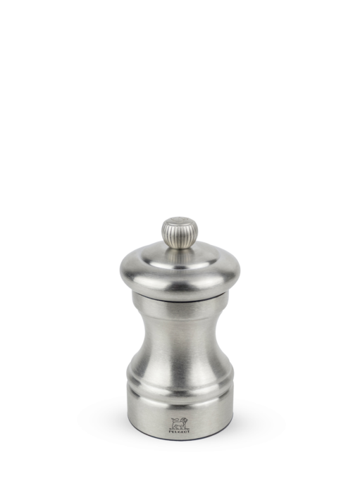 Peugeot Bistro Chef Zirlion Salt Mill, Stainless, 10 cm - 4 in SKU: 33040