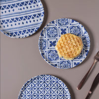 Porto Brasil MAYA DESSERT PLATE BIO STONEWARE dia. 8.46" - SET OF 3 DESIGNS  SKU: '3431117901